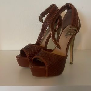 Brown Platform Heels
